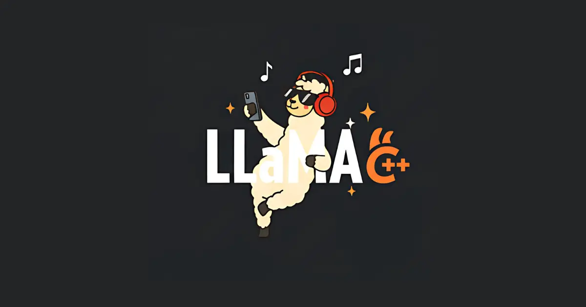 Cartoon llama in the center of a white background, emitting laser-like beams from its eyes. The illustration creates a playfu